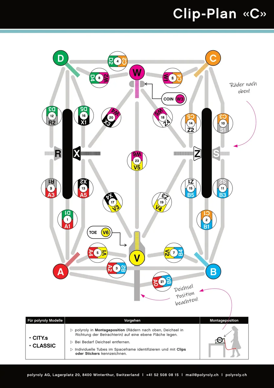 polyroly Spaceframe Clip-Plan C